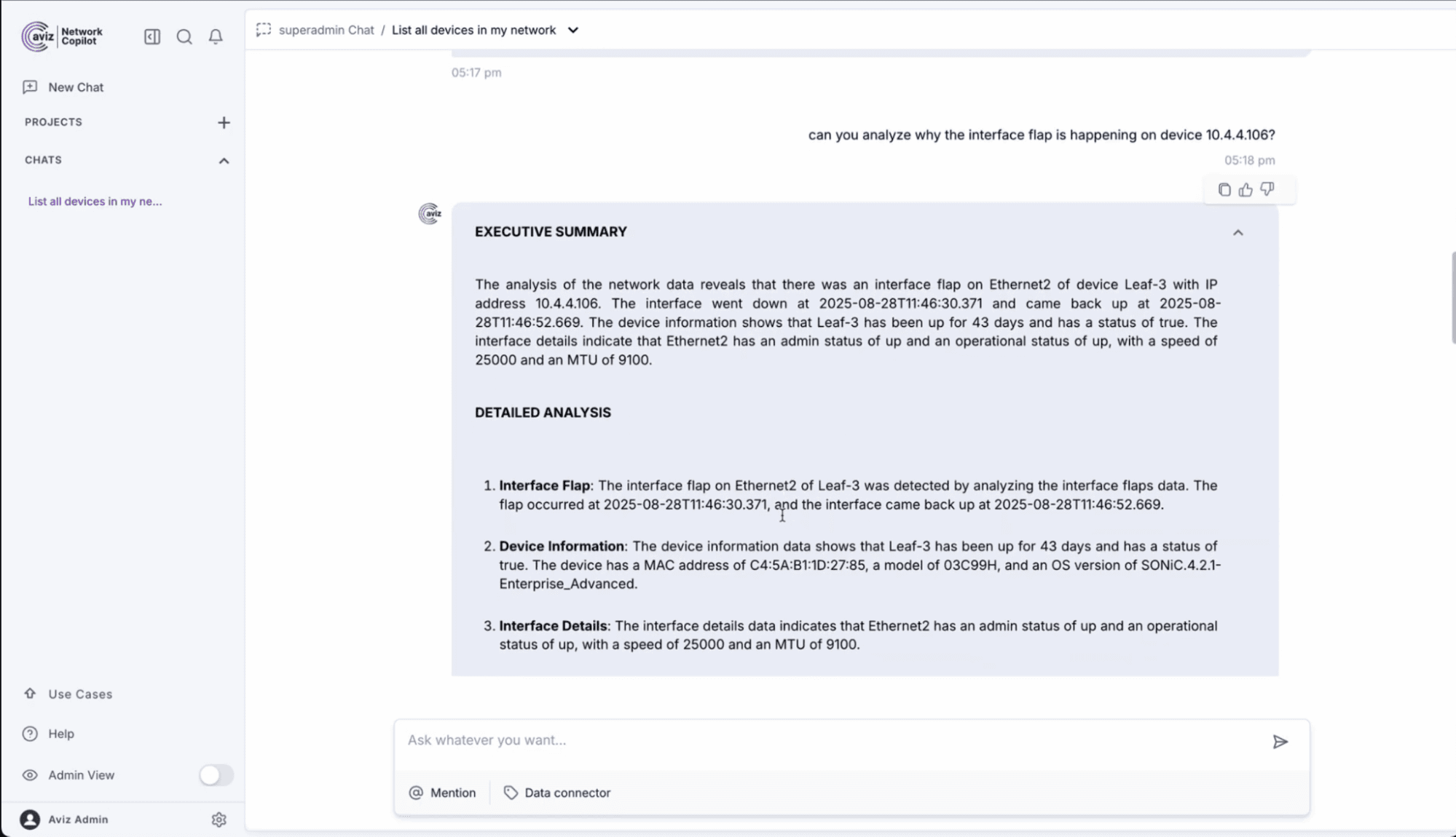 Natural Language Ticketing Example