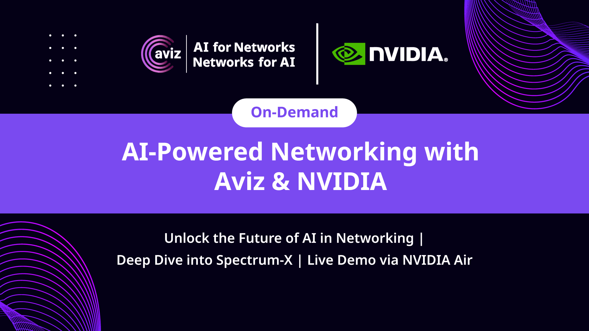 Aviz & NVIDIA Bootcamp: AI-Powered Networking with Spectrum-X